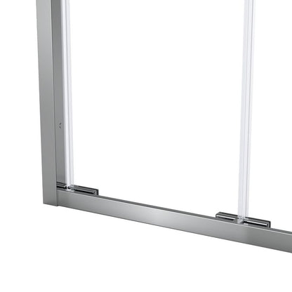 Foldedør til bruseniche Maza 100x200 cm Krom