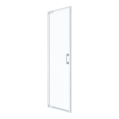 Brusehængsler Evanna 80 cm Krom/Transparent
