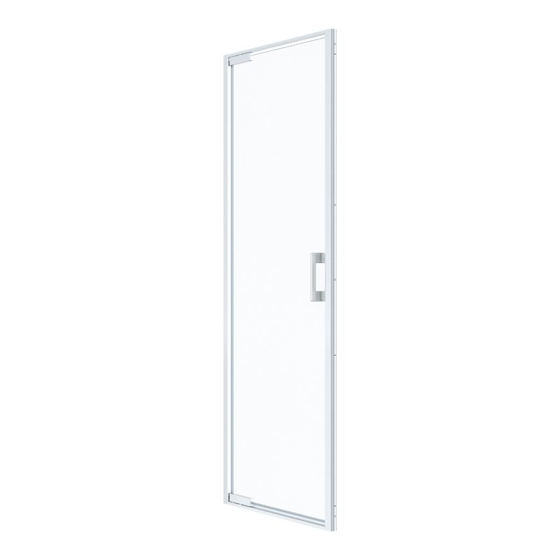 Brusehængsler Evanna 80 cm Krom/Transparent