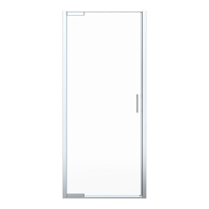 Brusehængsler Evanna 80 cm Krom/Transparent