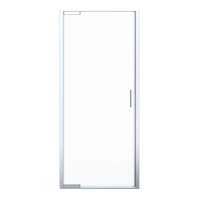 Brusehængsler Evanna 80 cm Krom/Transparent