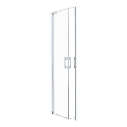 Brusehængsler Evanna 80 cm Krom/Transparent