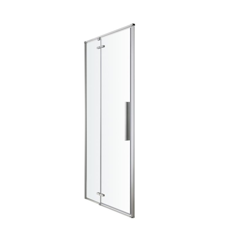 Svingdør til bruseniche 90 cm Krom/Transparent | 5059340077710