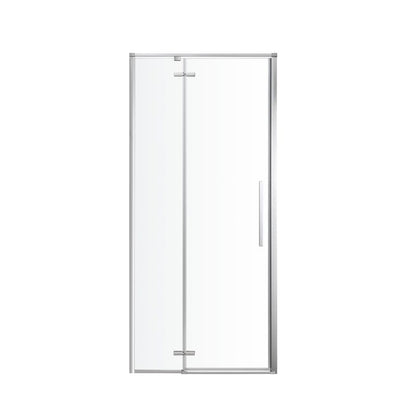 Svingdør til bruseniche 90 cm Krom/Transparent | 5059340077710