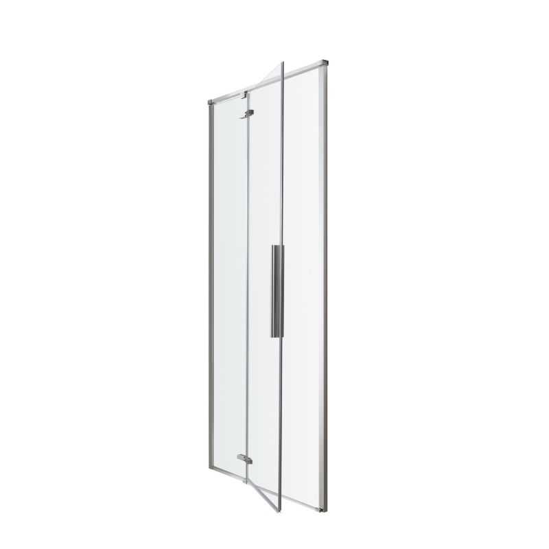 Svingdør til bruseniche 90 cm Krom/Transparent | 5059340077710