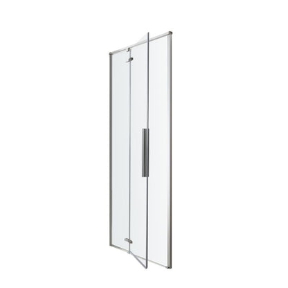 Svingdør til bruseniche 90 cm Krom/Transparent | 5059340077710