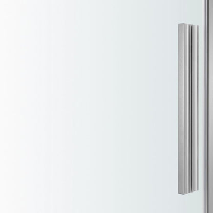Svingdør til bruseniche 90 cm Krom/Transparent | 5059340077710