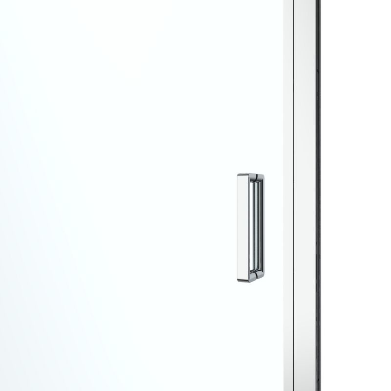 Svingdør til bruseniche 90 cm Krom/Transparent | 5063022042453