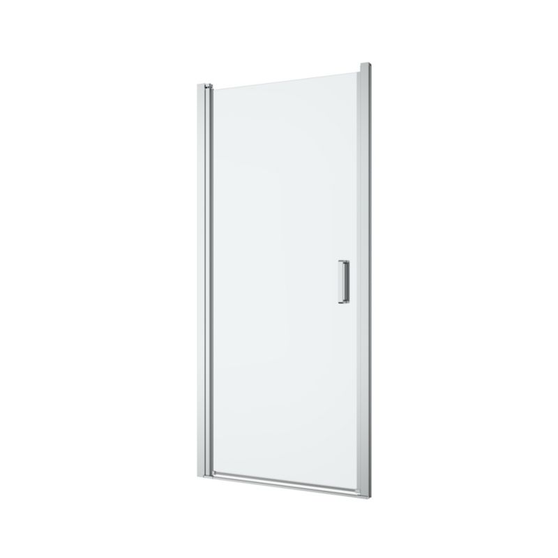 Svingdør til bruseniche 90 cm Krom/Transparent | 5063022042453