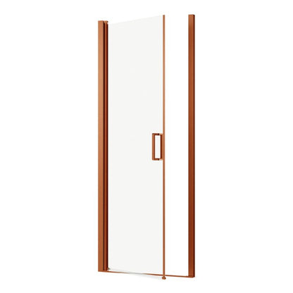 Svingbar Brusedør 80 cm Kobber/Transparent