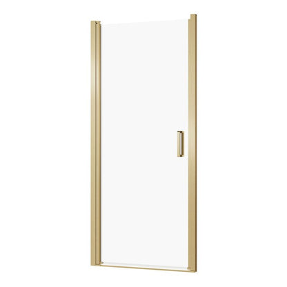 Bruseniche Dør Ledava 90 cm Børstet Guld / Transparent