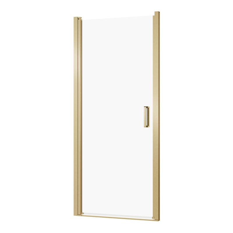 Bruseniche Dør Ledava 90 cm Børstet Guld / Transparent