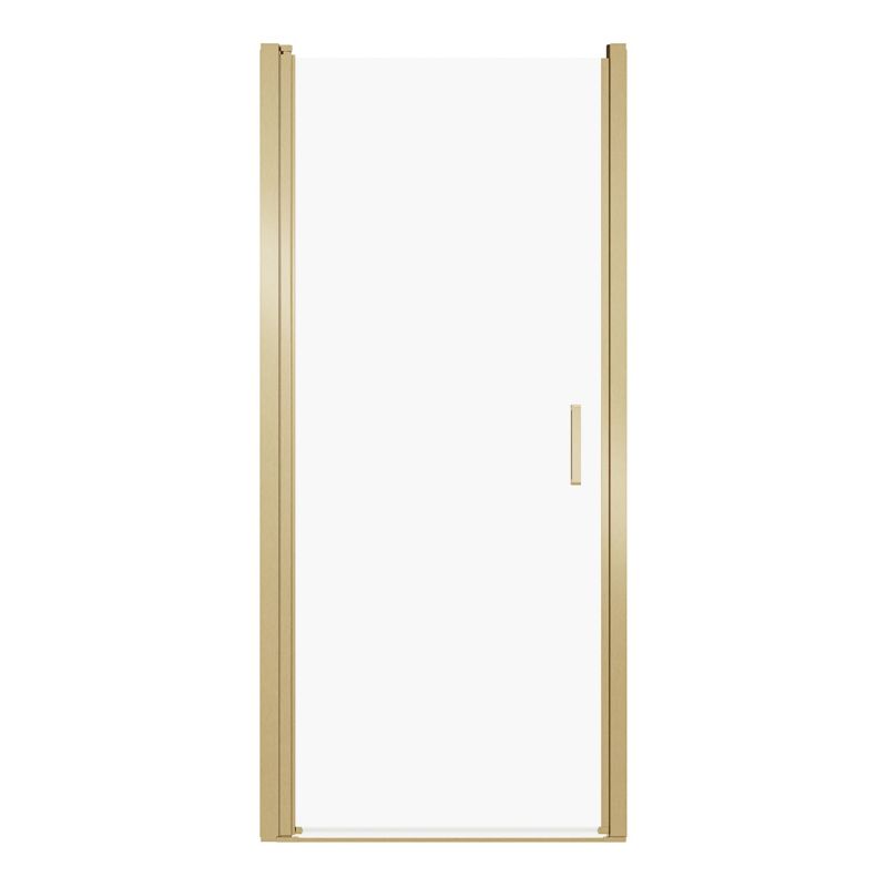 Bruseniche Dør Ledava 90 cm Børstet Guld / Transparent