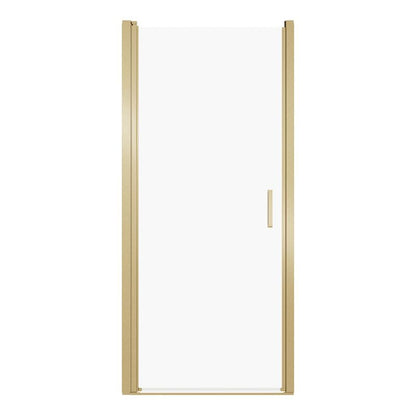 Bruseniche Dør Ledava 90 cm Børstet Guld / Transparent
