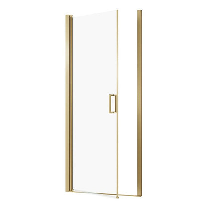 Bruseniche Dør Ledava 90 cm Børstet Guld / Transparent