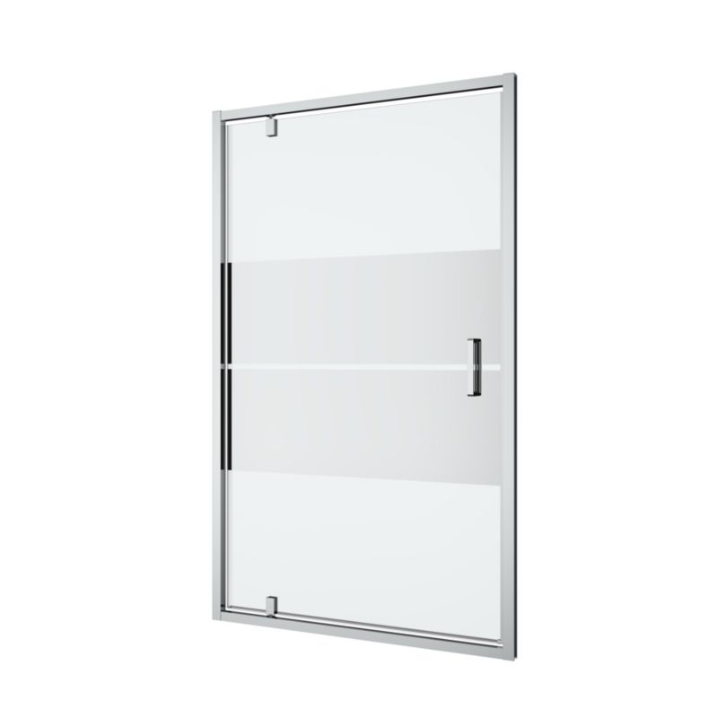 Brusekabine Svingdør 120 cm Krom Spejlglas