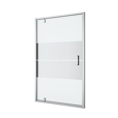 Brusekabine Svingdør 120 cm Krom Spejlglas