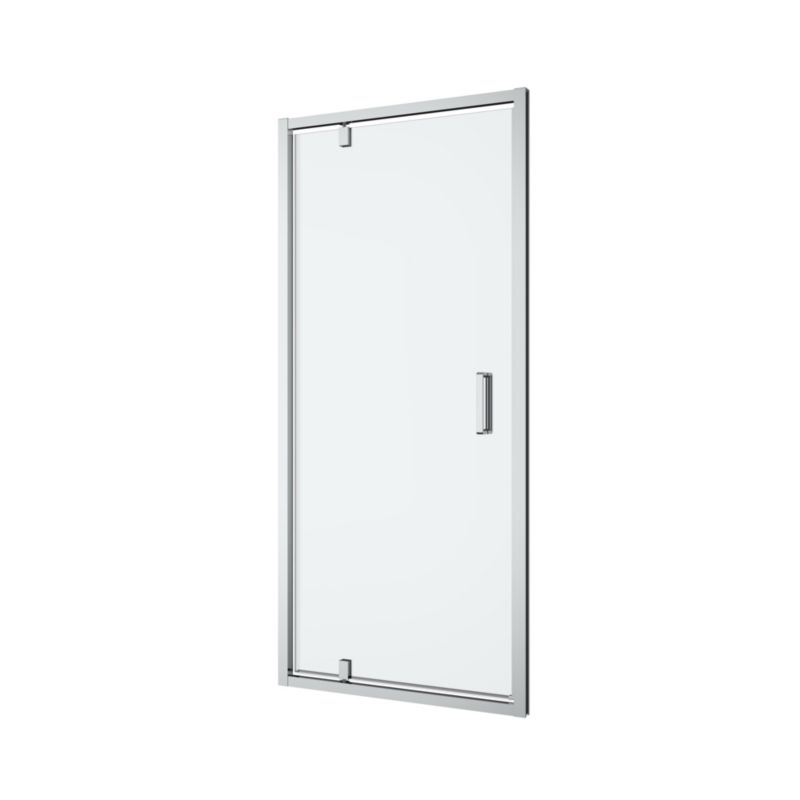 Svingdør til bruseniche Ledava 90 cm Krom/Transparent | 5063022042378
