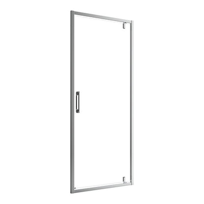 Svingdør til Bruseniche 80 x 190 cm Krom Transparent Glas