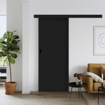 Skydedør Exmoor 80 cm Sort Mat