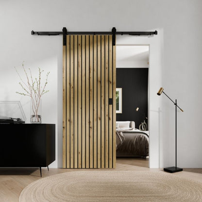 Skydedør Lamette 95x210 cm Træ