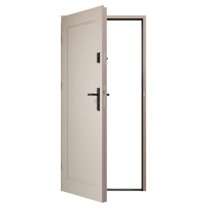 Ståldør P68 Skand 90 Venstre Warm Grey