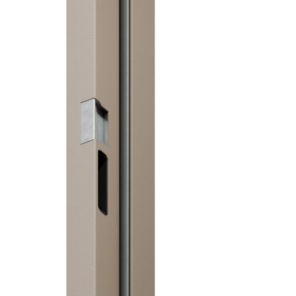 Ståldør P68 Skand 90 Venstre Warm Grey