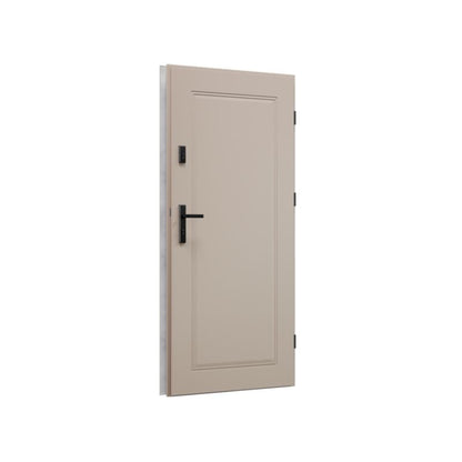 Ståldør P68 Skand 90 Højre Warm Grey