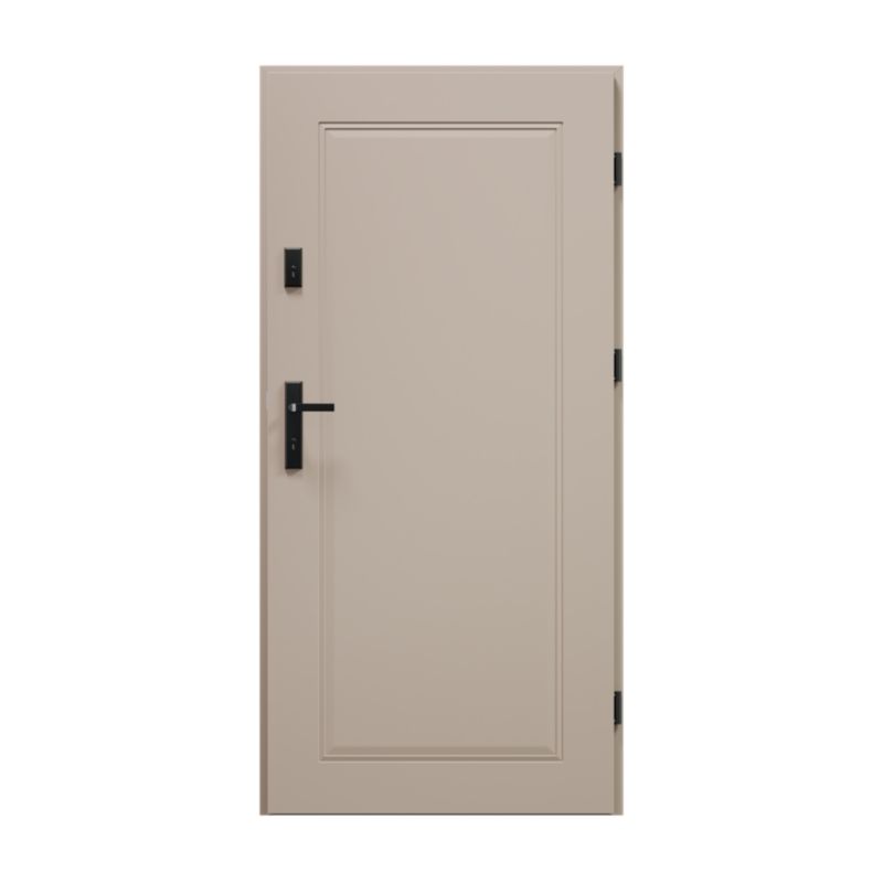 Ståldør P68 Skand 90 Højre Warm Grey
