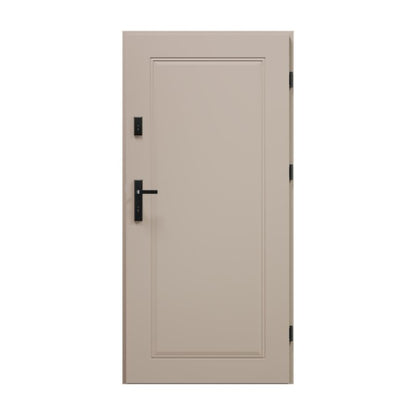 Ståldør P68 Skand 90 Højre Warm Grey