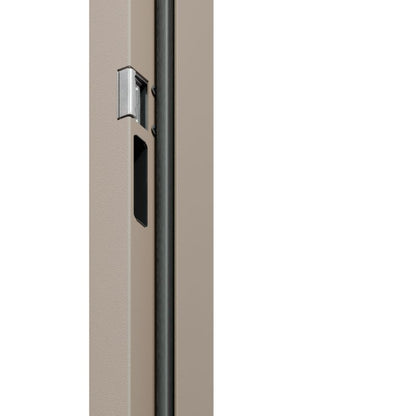 Ståldør Skand P68 80 Venstre Warm Grey