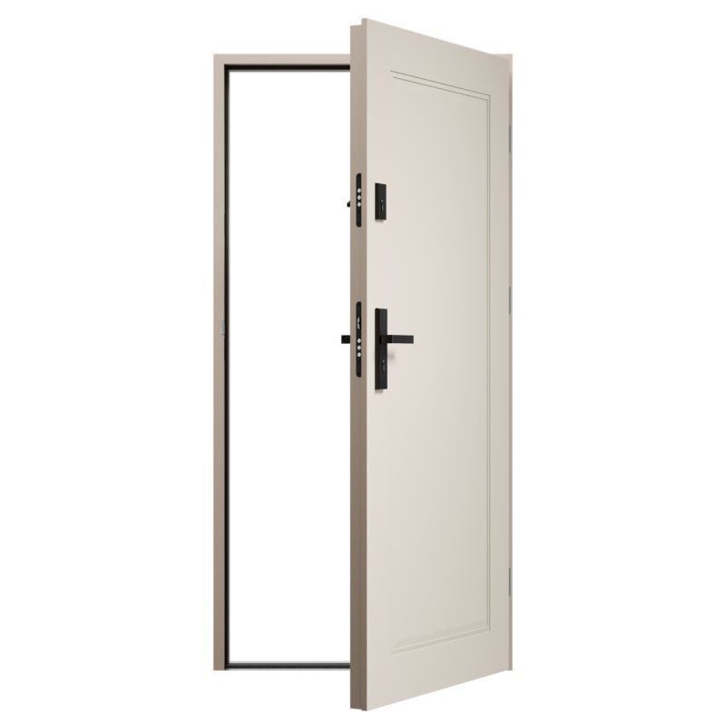 Ståldør Skand P68 80 cm Højre Kashmir Mat