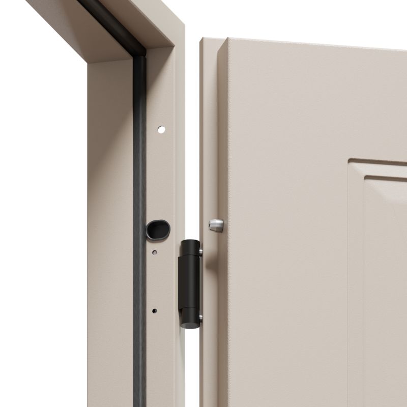 Ståldør Skand P68 80 cm Højre Kashmir Mat