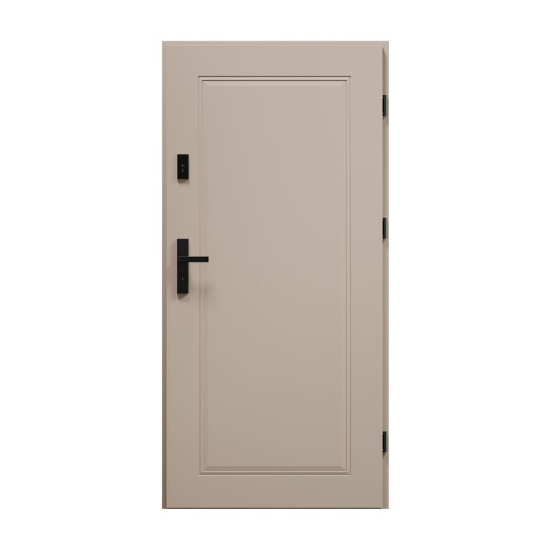 Ståldør Skand P68 80 Højre Warm Grey 87x204,5 cm