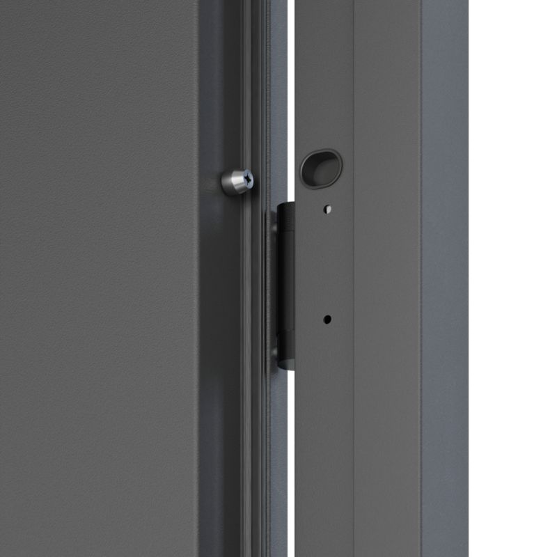Ståldør Risel 80 Venstre Antracit