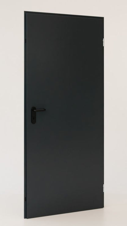 Ståldør ZK ISO 900 x 2000 mm Antracit