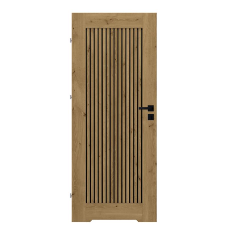 Indvendig dør med ventilationsspalte Fortia Faro 80 Venstre Boston Eg