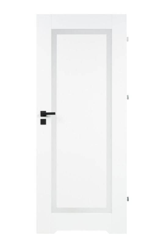 Indvendig dør med ventilationsspalte Fresno 70 Højre Hvid
