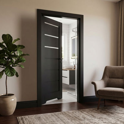 Indvendig dør Toreno 70 højre sort premium
