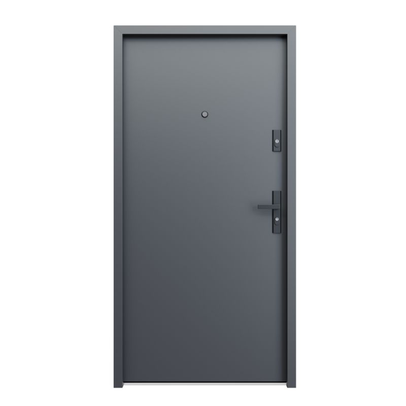 Indgangsdør Fortis RC3 44 dB 80 cm Højre Antracit