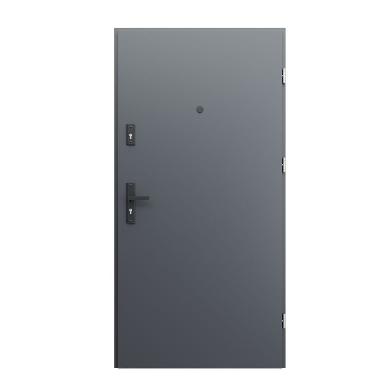 Indgangsdør Fortis RC3 44 dB 80 cm Højre Antracit
