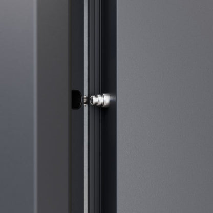 Indgangsdør Fortis RC3 44 dB 80 cm Højre Antracit