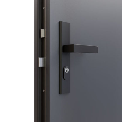 Indgangsdør Fortis RC3 44dB 90 cm Venstre Antracit
