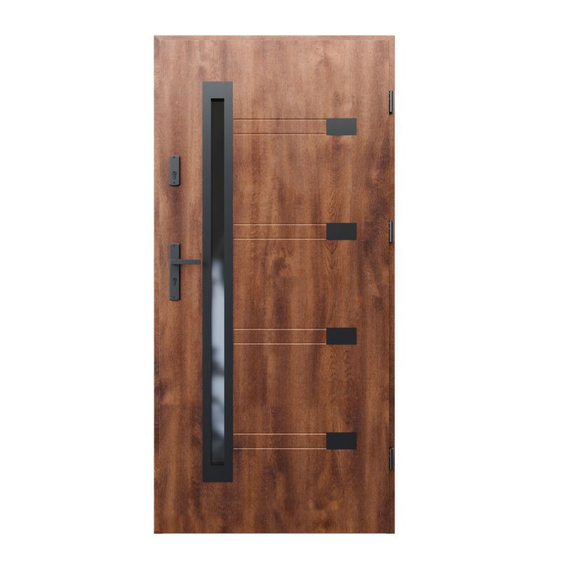 Yderdør Zitron 90 Højre Valnød 90x207 cm