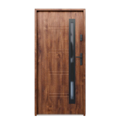Yderdør Zitron 90 Højre Valnød 90x207 cm
