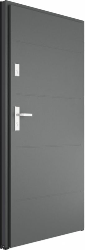 Fortia Madryn yderdør 208,5 x 102,5 cm højrehængt antracit