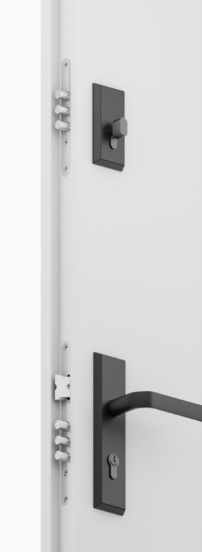 Yderdør O.K. Doors Arteon black 90 venstre hvid
