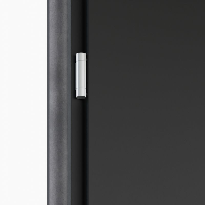 Yderdør O.K. Doors Aurelia inox 90 venstre mat‑sort antracit