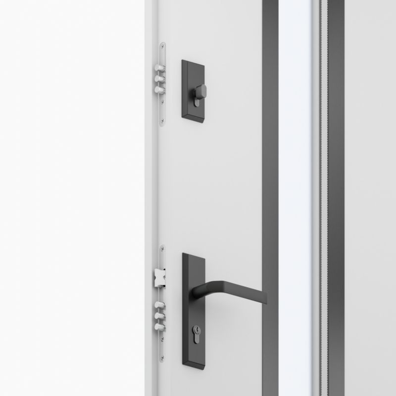 Yderdør O.K. Doors Temida Black P55 80 venstre hvid
