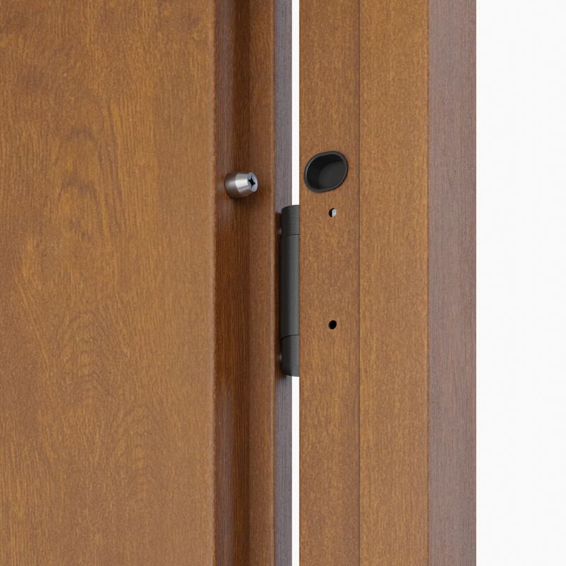 Yderdør O.K. Doors Temida Black P55 80 venstre gylden eg